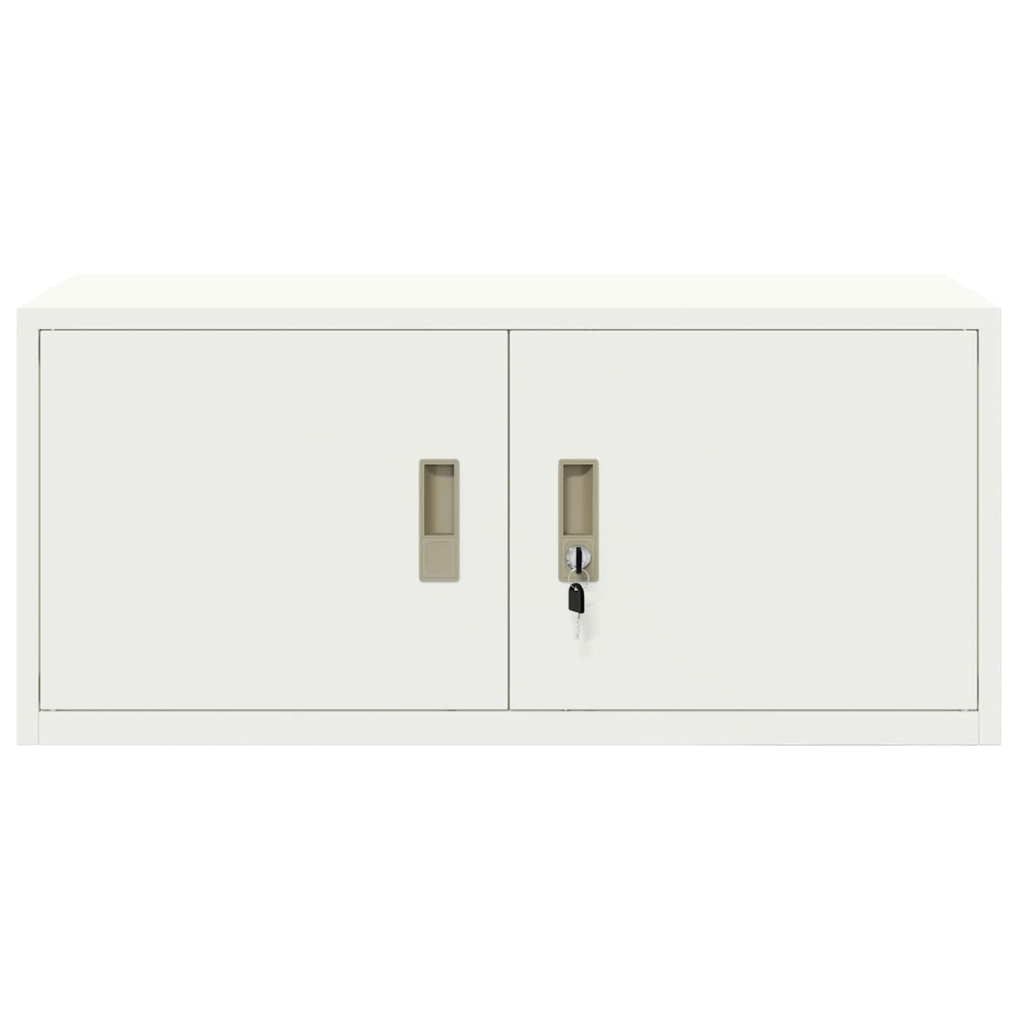 Opbergkast met opslag Wit 90 x 40 x 40 cm Koudgewalst Staal