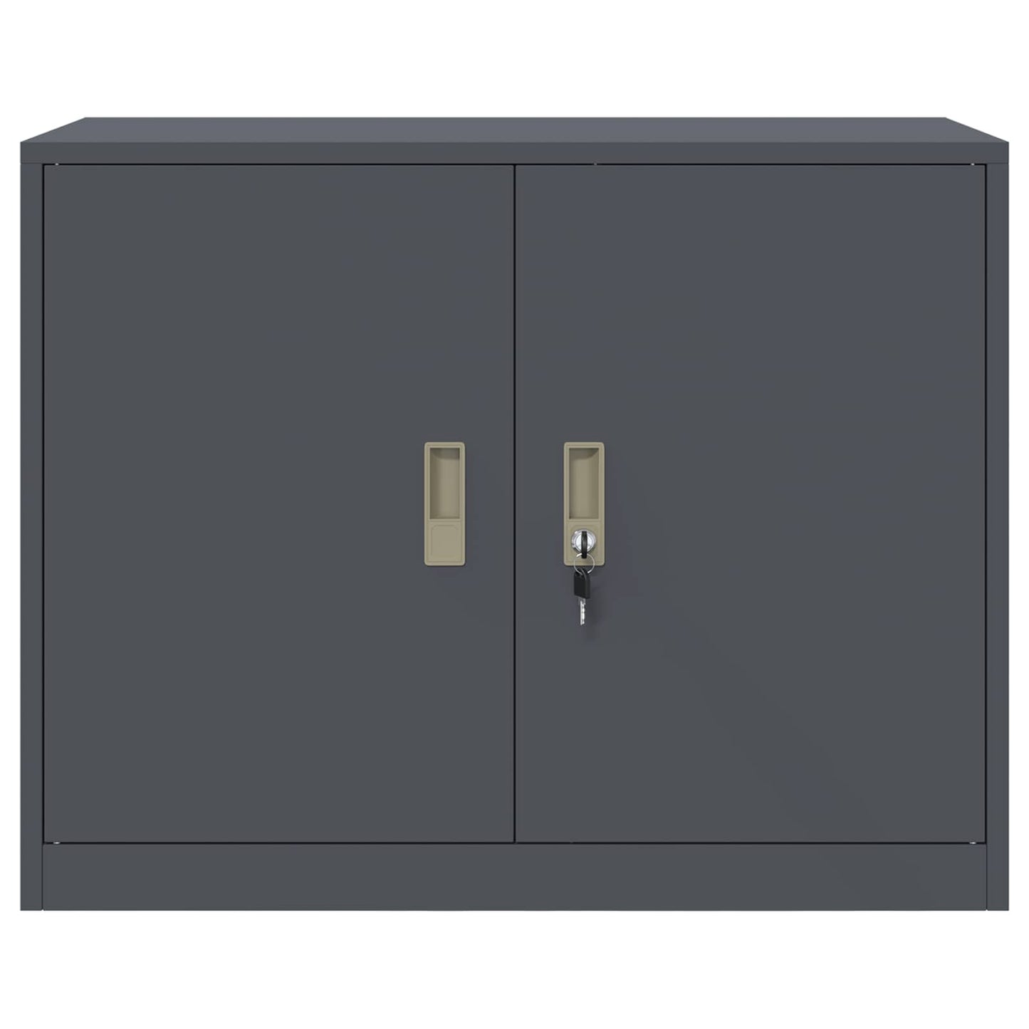 Opbergkast Antraciet 90 x 40 x 70 cm Koudgewalst Staal