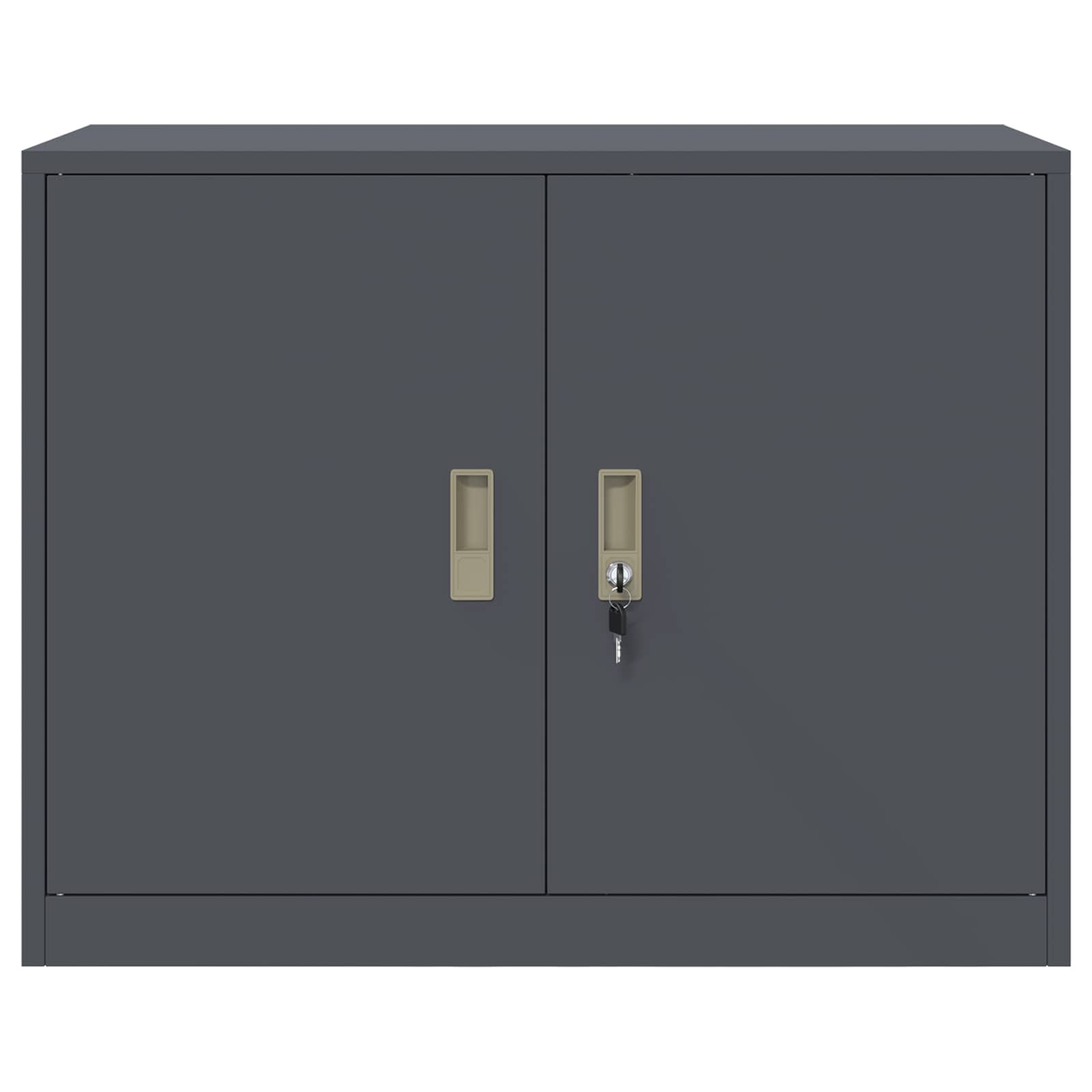 Opbergkast Antraciet 90 x 40 x 70 cm Koudgewalst Staal