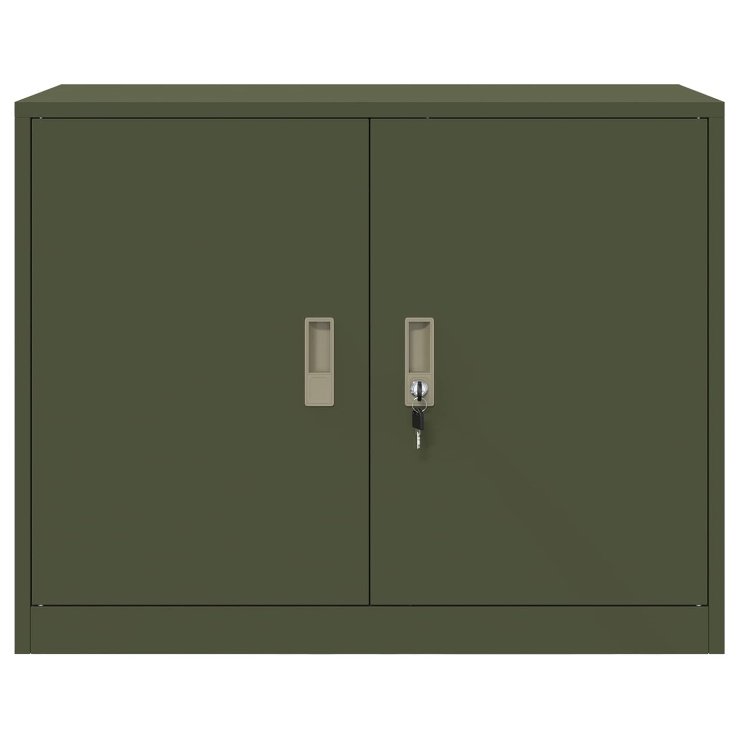 Opbergkast Olijf Groen 90 x 40 x 70 cm Koudgewalst Staal