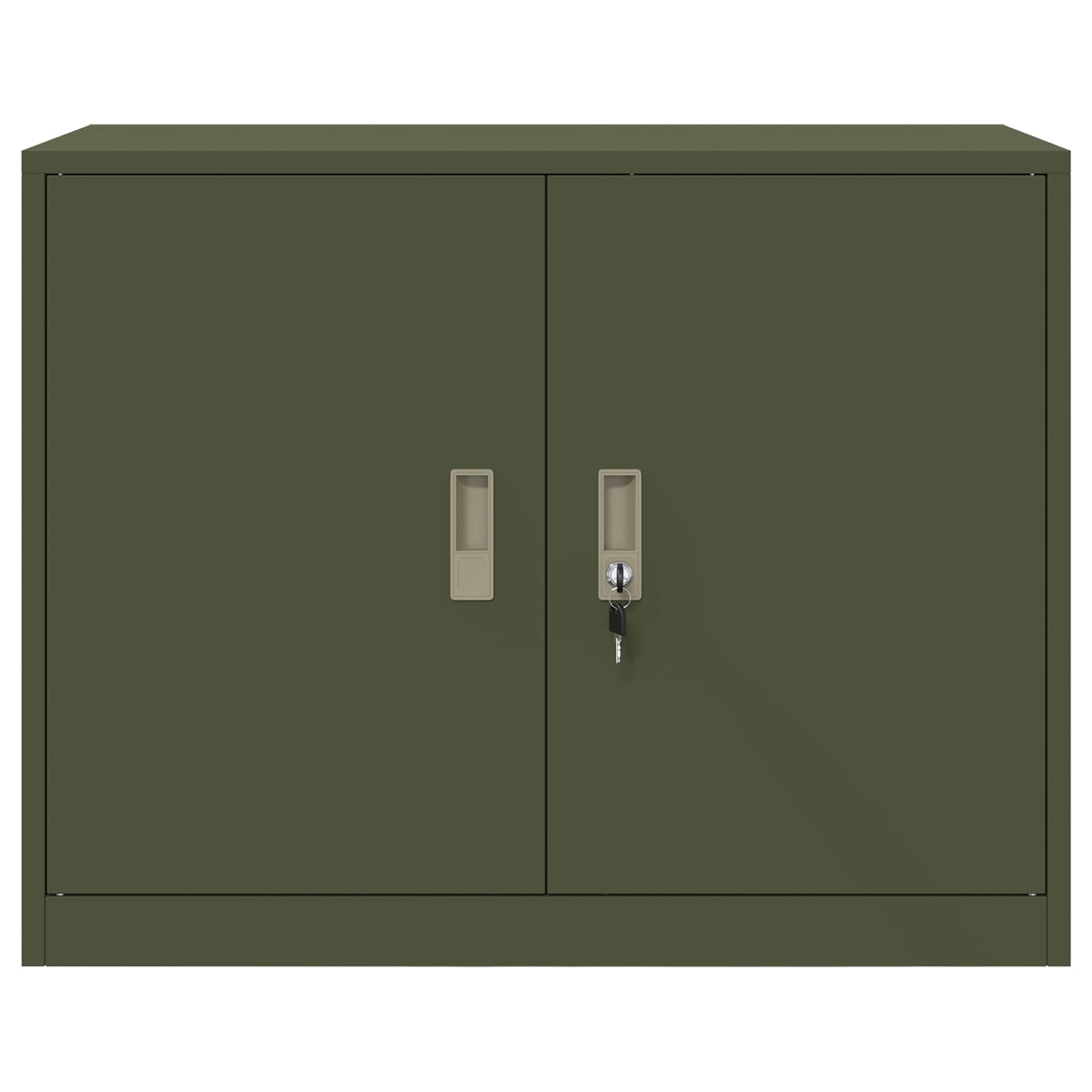 Opbergkast Olijf Groen 90 x 40 x 70 cm Koudgewalst Staal