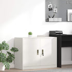 Opbergkast 90x40x70 cm staal wit