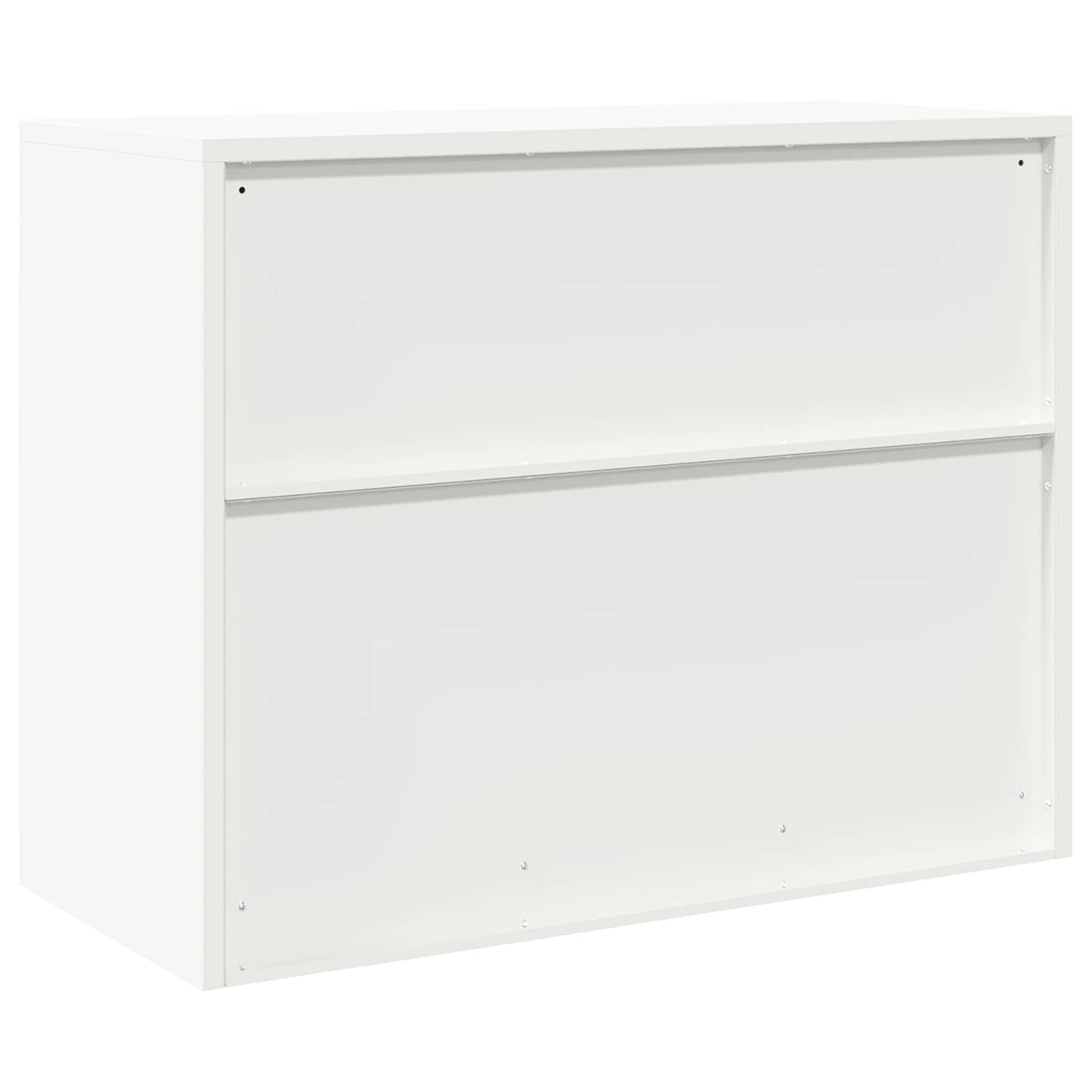 Opbergkast met opslag Wit 90 x 40 x 70 cm Koudgewalst Staal