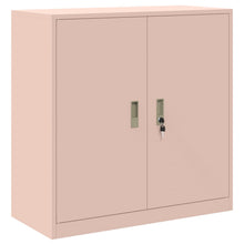 Opbergkast met opslag Roze 90 x 40 x 90 cm Koudgewalst Staal