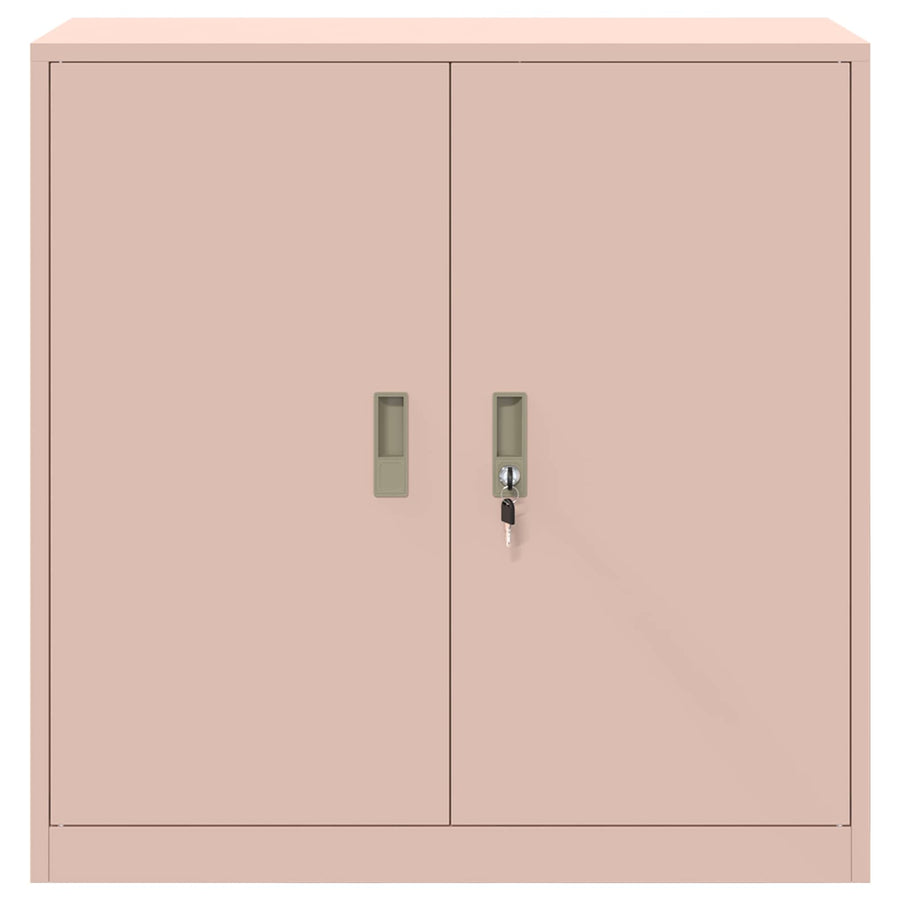 Opbergkast met opslag Roze 90 x 40 x 90 cm Koudgewalst Staal