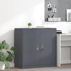 Opbergkast 90x40x90 cm antraciet staal