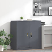 Opbergkast 90x40x90 cm antraciet staal