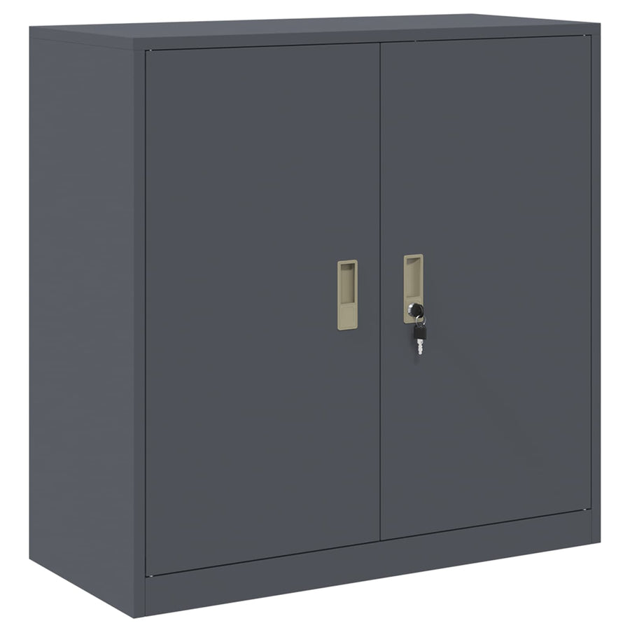 Opbergkast Antraciet 90 x 40 x 90 cm Koudgewalst Staal