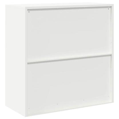 Opbergkast met opslag Wit 90 x 40 x 90 cm Koudgewalst Staal