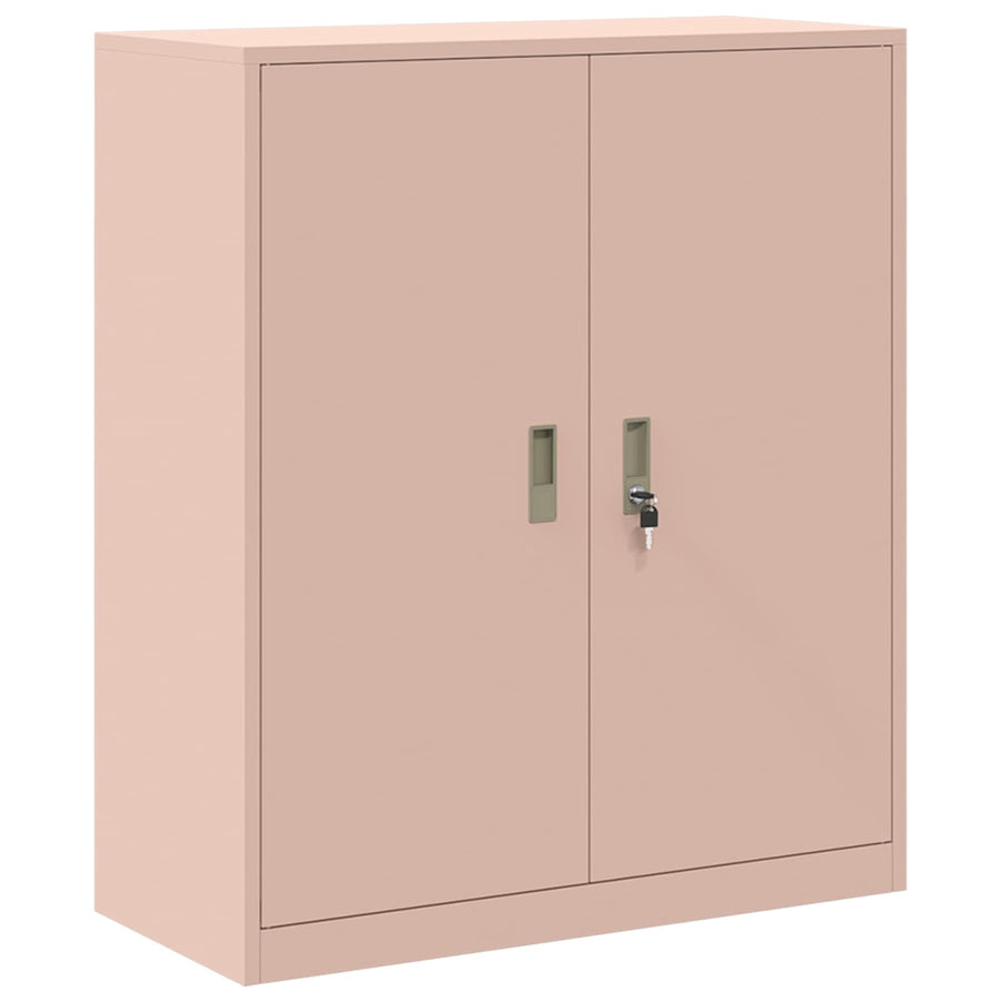 Opbergkast met opslag Roze 90 x 40 x 105 cm Koudgewalst Staal