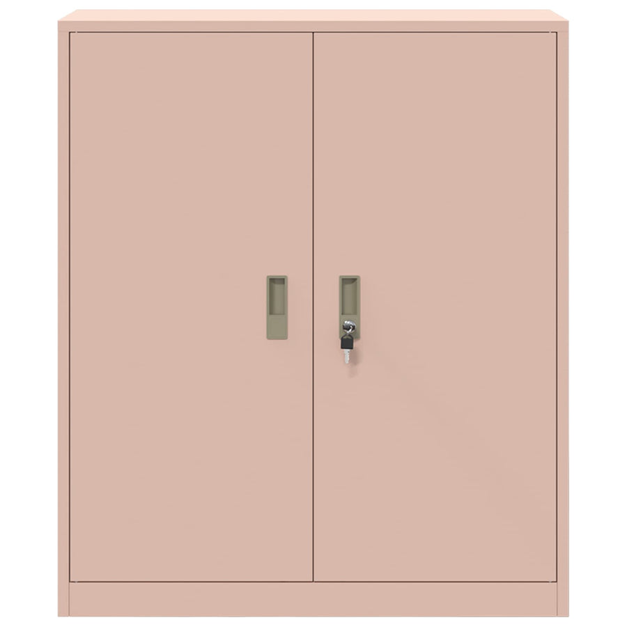 Opbergkast met opslag Roze 90 x 40 x 105 cm Koudgewalst Staal