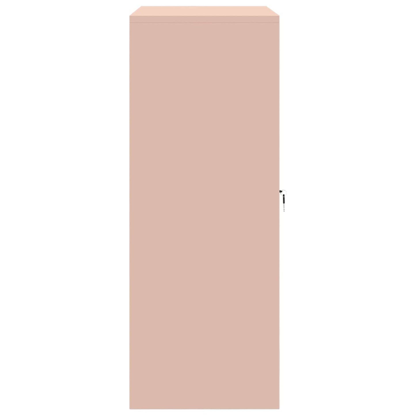 Opbergkast met opslag Roze 90 x 40 x 105 cm Koudgewalst Staal