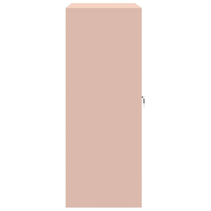 Opbergkast met opslag Roze 90 x 40 x 105 cm Koudgewalst Staal