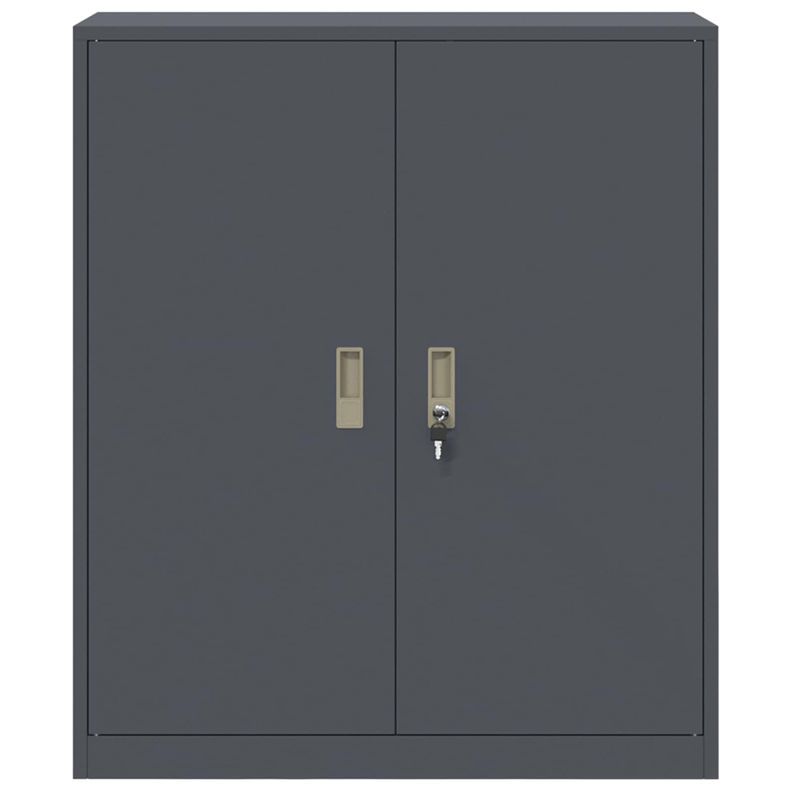 Opbergkast Antraciet 90 x 40 x 105 cm Koudgewalst Staal