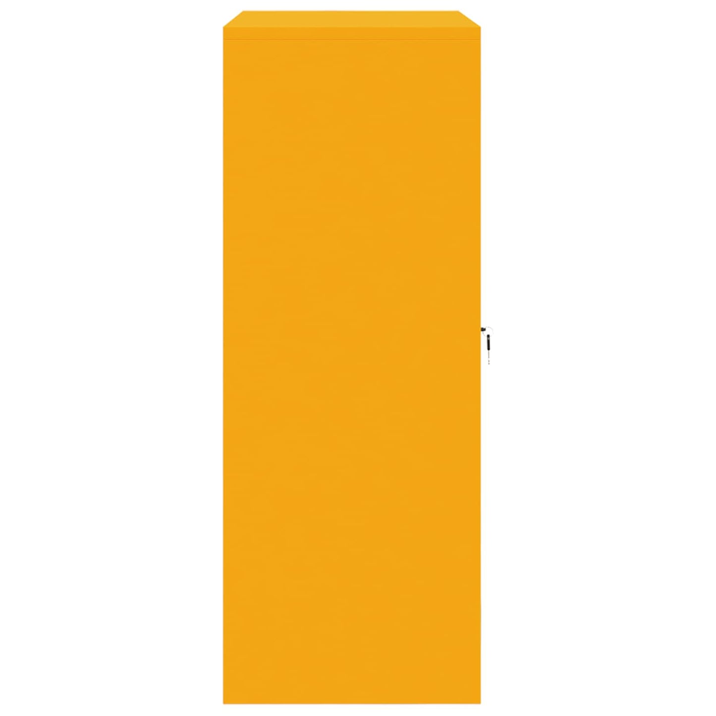 Opbergkast Mosterdgeel 90 x 40 x 105 cm Koudgewalst Staal