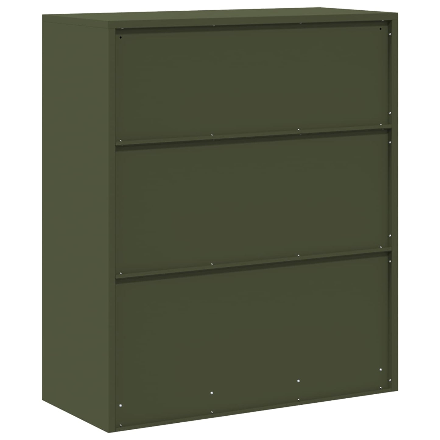 Opbergkast Olijf Groen 90 x 40 x 105 cm Koudgewalst Staal