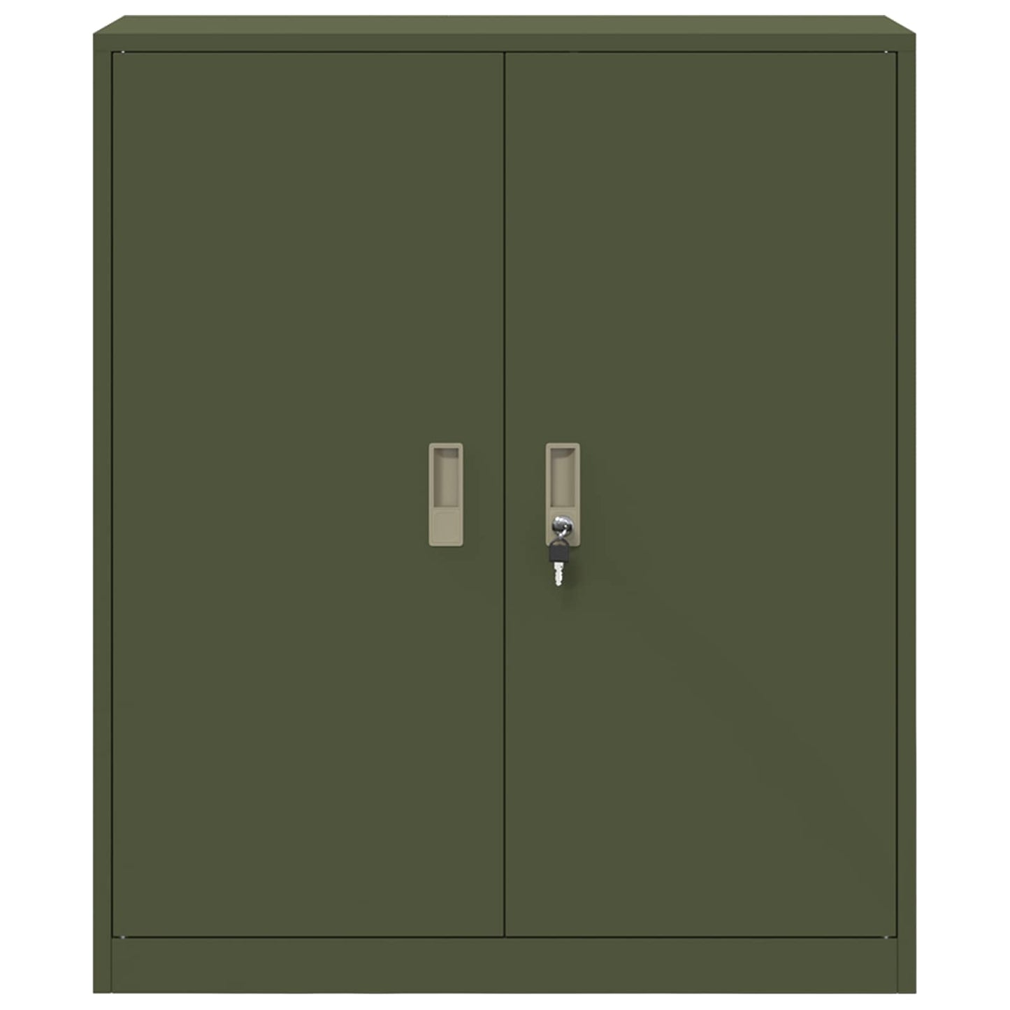 Opbergkast Olijf Groen 90 x 40 x 105 cm Koudgewalst Staal