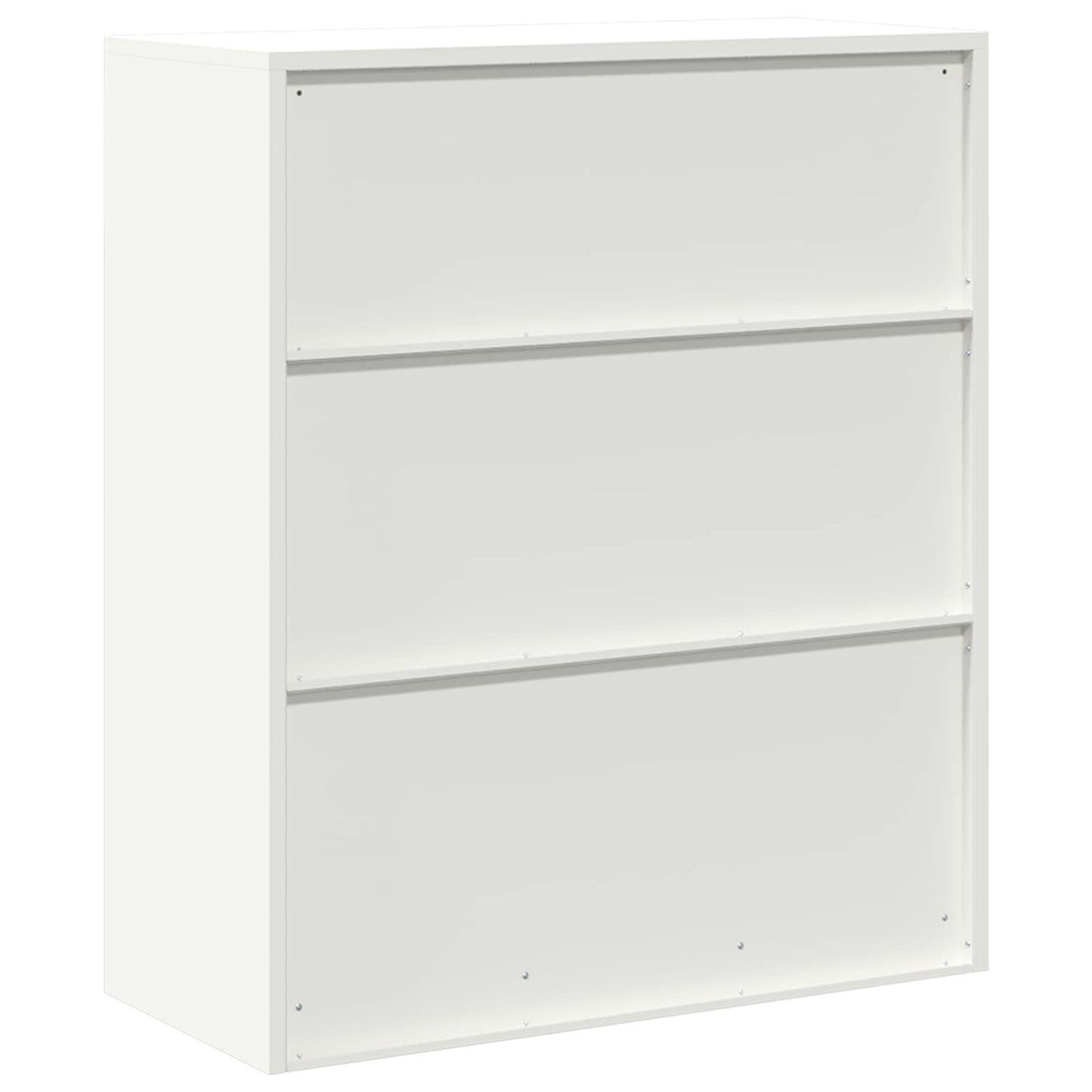 Opbergkast met opslag Wit 90 x 40 x 105 cm Koudgewalst Staal