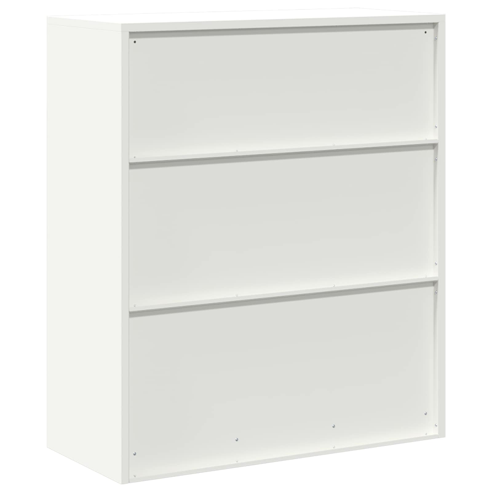 Opbergkast met opslag Wit 90 x 40 x 105 cm Koudgewalst Staal