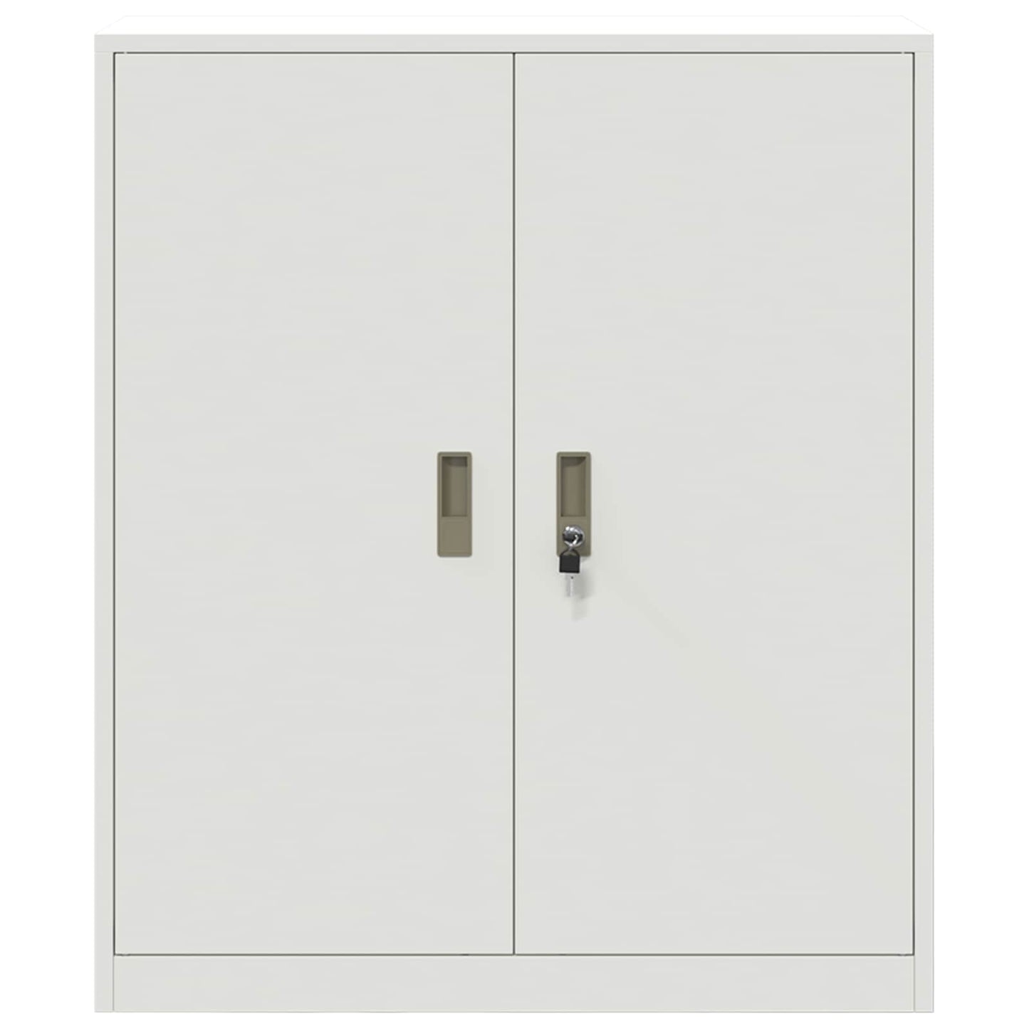 Opbergkast met opslag Wit 90 x 40 x 105 cm Koudgewalst Staal