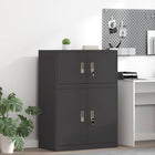 Storage Cabinet Black 80 x 40 x 40 cm Steel