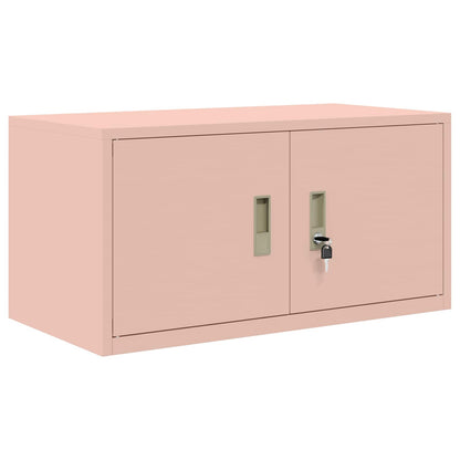 Opbergkast met opslag Roze 80 x 40 x 40 cm Koudgewalst Staal