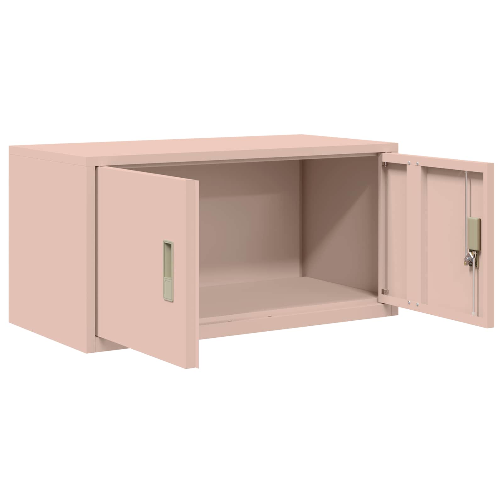 Opbergkast met opslag Roze 80 x 40 x 40 cm Koudgewalst Staal