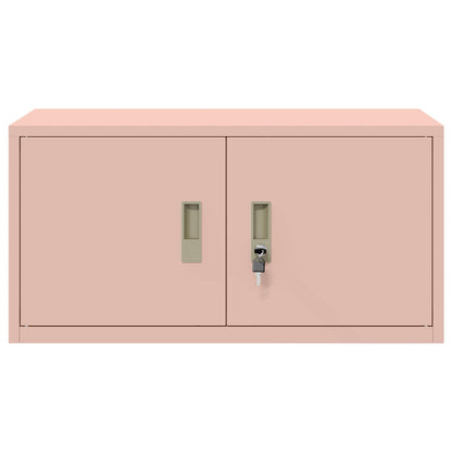 Opbergkast met opslag Roze 80 x 40 x 40 cm Koudgewalst Staal