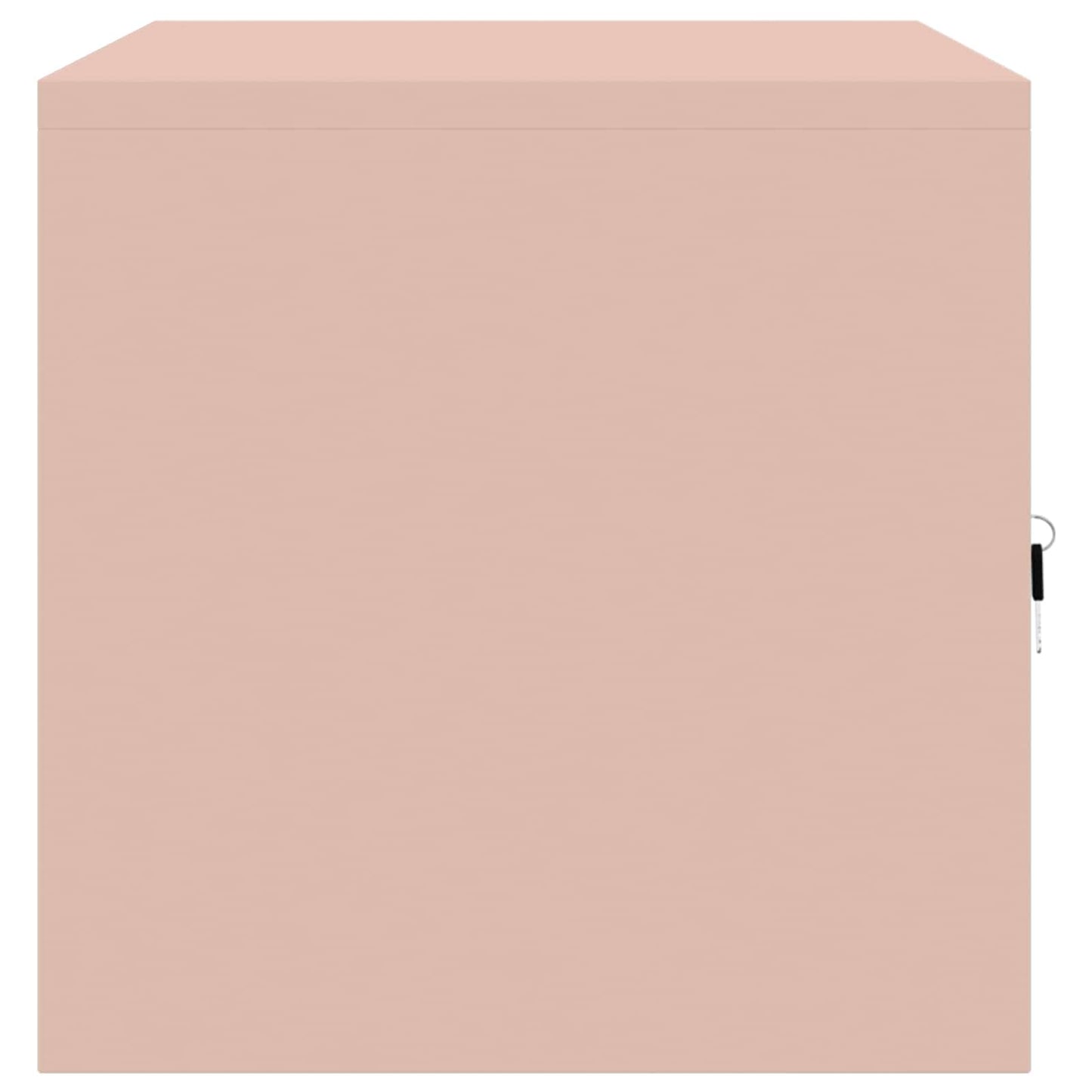Opbergkast met opslag Roze 80 x 40 x 40 cm Koudgewalst Staal