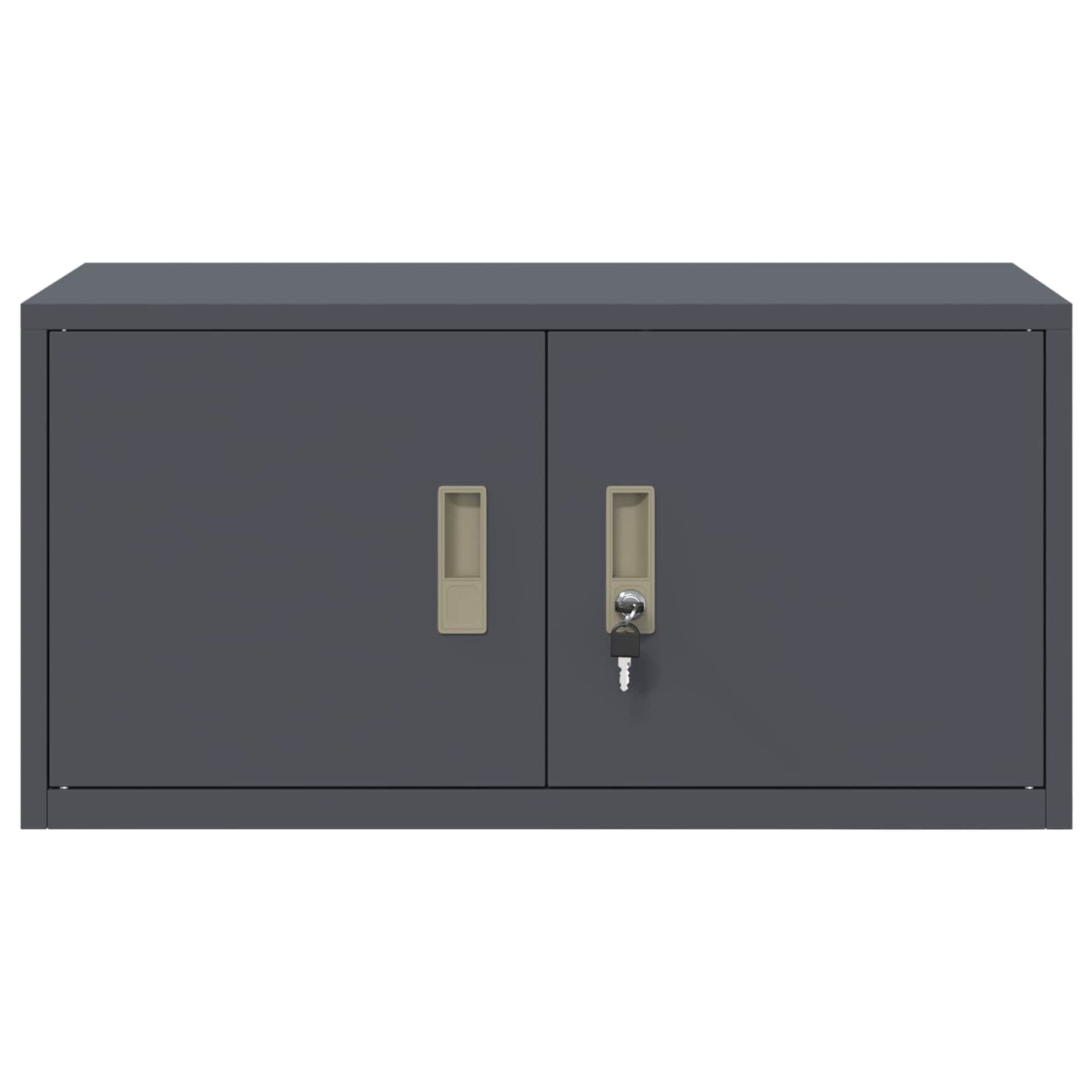 Opbergkast Antraciet 80 x 40 x 40 cm Koudgewalst Staal
