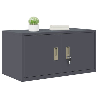Opbergkast Antraciet 80 x 40 x 40 cm Koudgewalst Staal