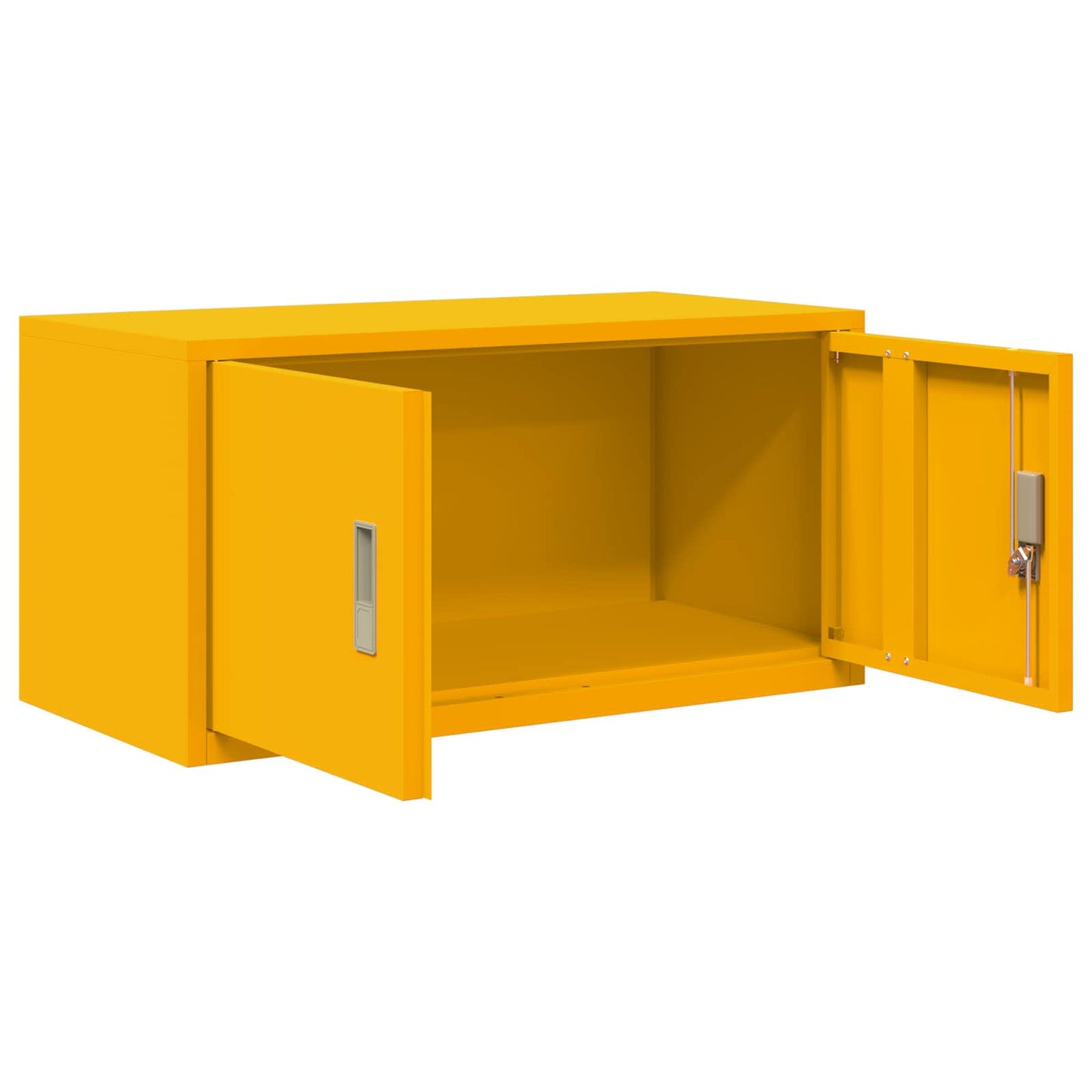 Opbergkast Mosterdgeel 80 x 40 x 40 cm Koudgewalst Staal