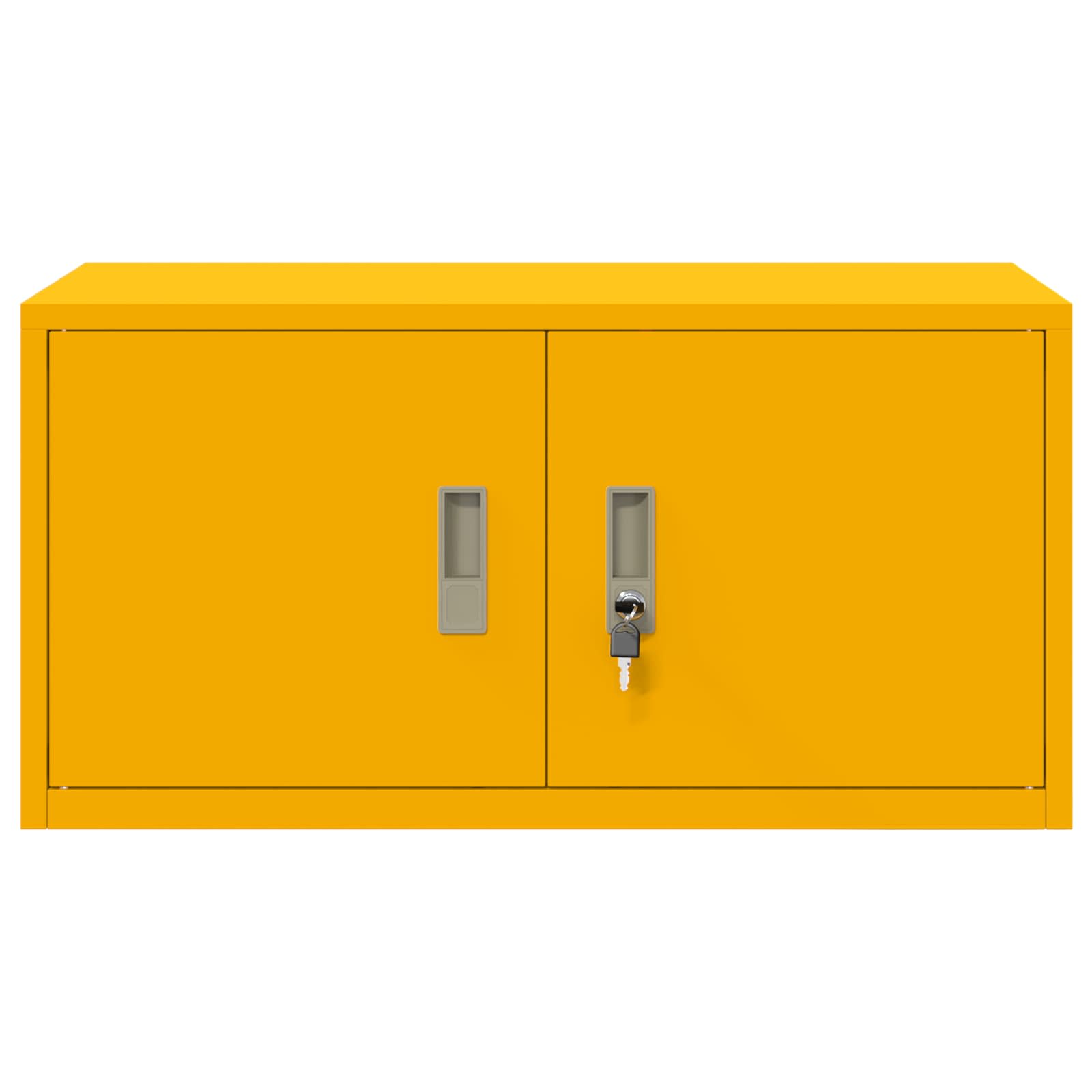 Opbergkast Mosterdgeel 80 x 40 x 40 cm Koudgewalst Staal