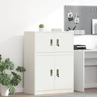 Storage Cabinet White 80 x 40 x 40 cm Steel
