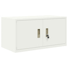 Opbergkast met opslag Wit 80 x 40 x 40 cm Koudgewalst Staal