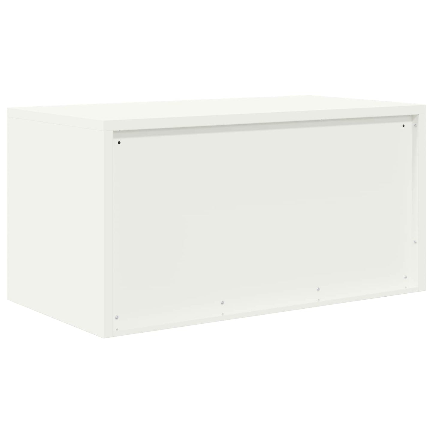 Opbergkast met opslag Wit 80 x 40 x 40 cm Koudgewalst Staal