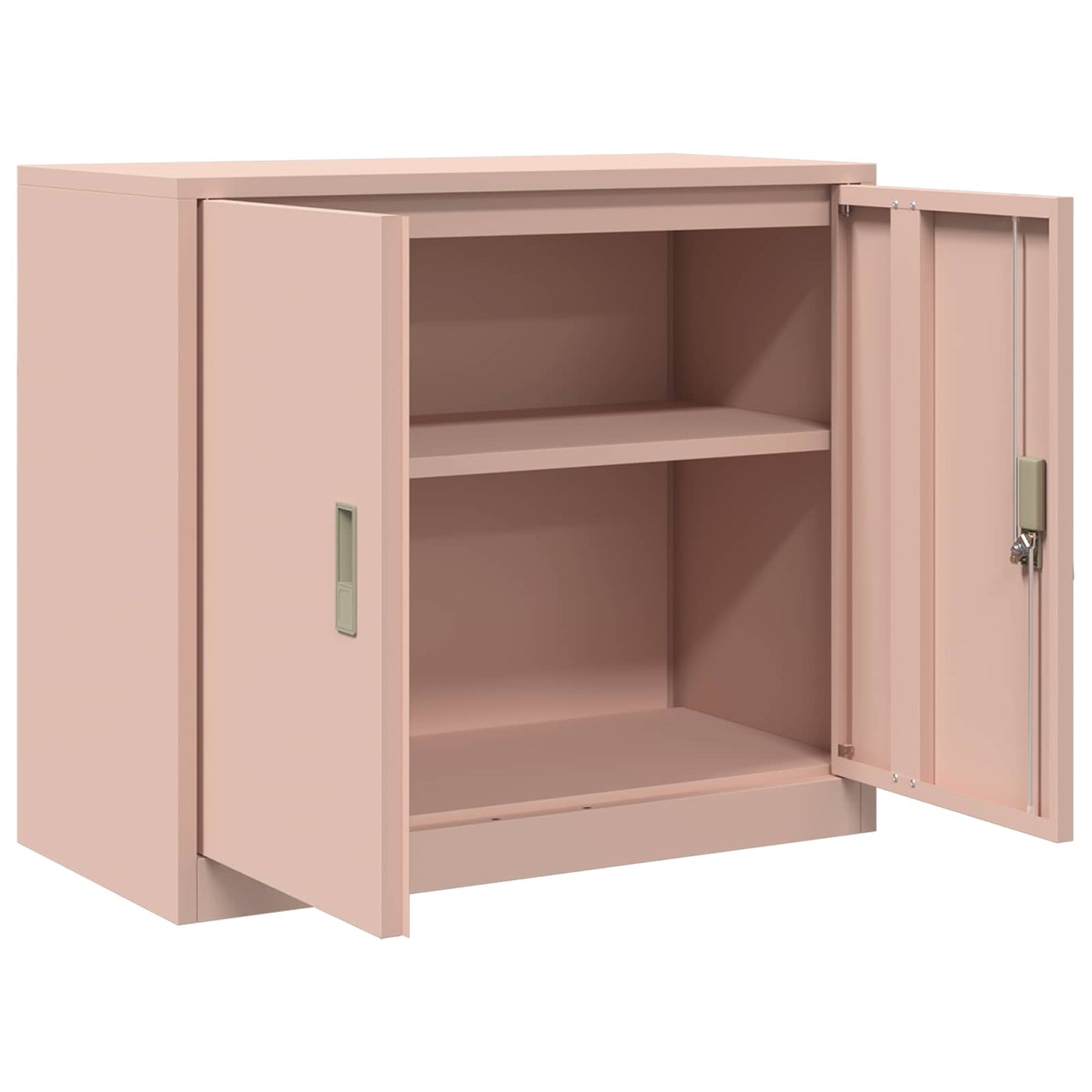 Opbergkast met opslag Roze 80 x 40 x 70 cm Koudgewalst Staal