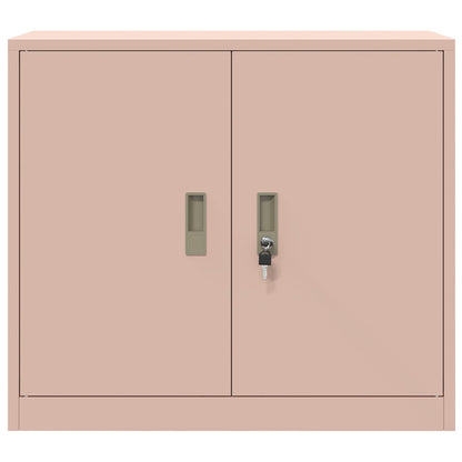Opbergkast met opslag Roze 80 x 40 x 70 cm Koudgewalst Staal
