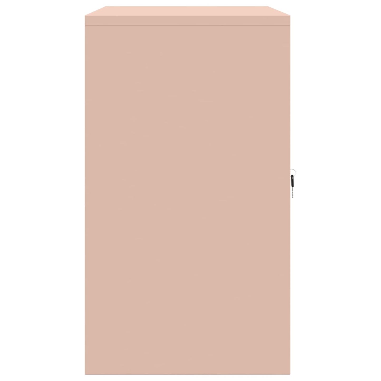 Opbergkast met opslag Roze 80 x 40 x 70 cm Koudgewalst Staal