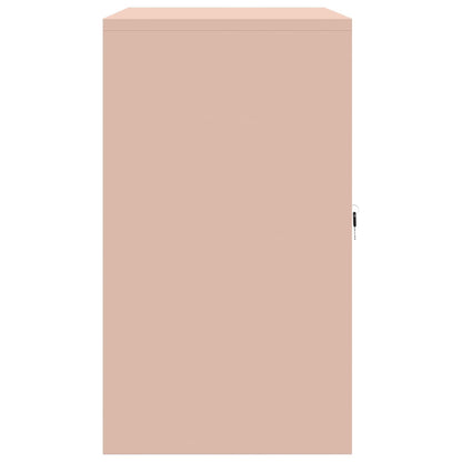 Opbergkast met opslag Roze 80 x 40 x 70 cm Koudgewalst Staal