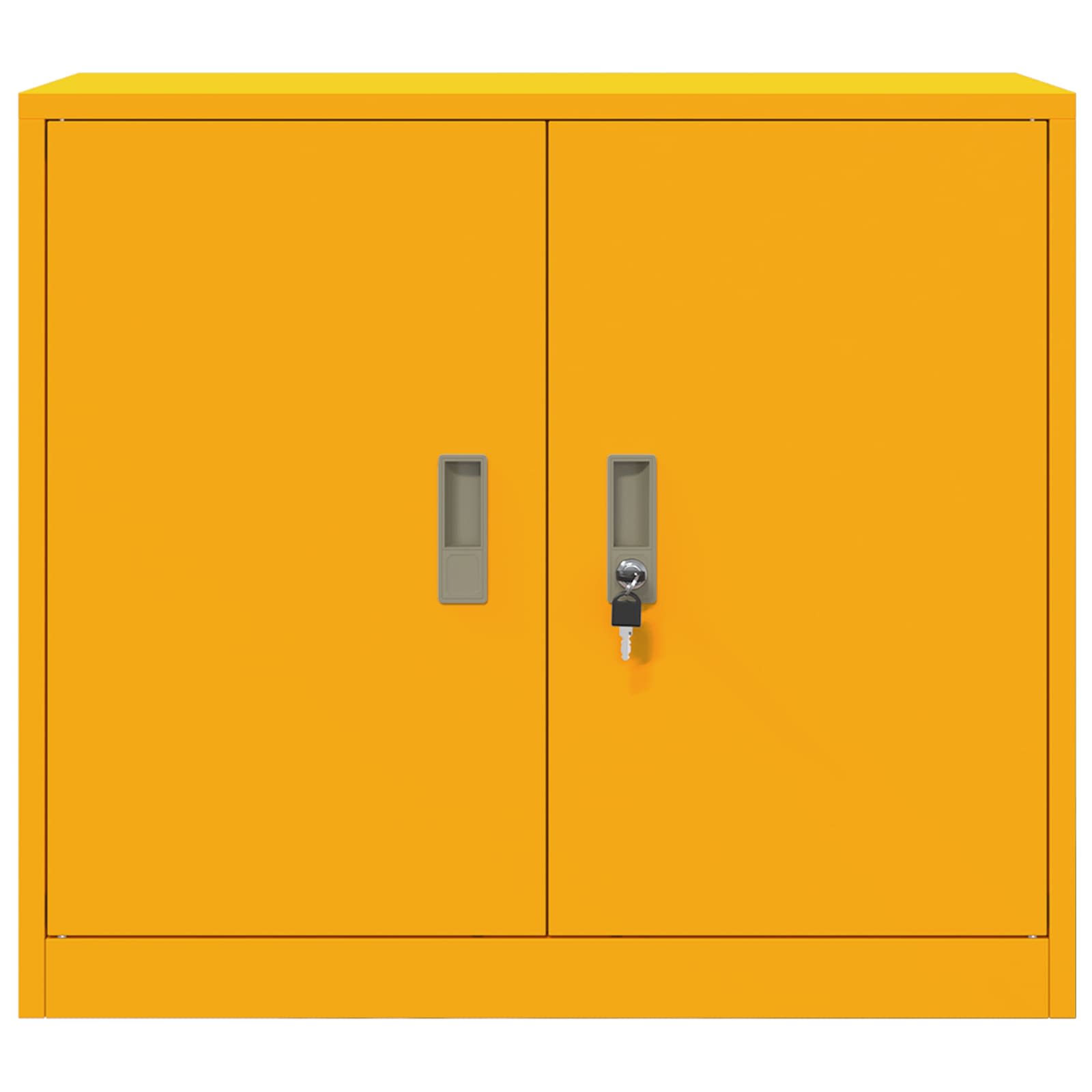Opbergkast Mosterdgeel 80 x 40 x 70 cm Koudgewalst Staal