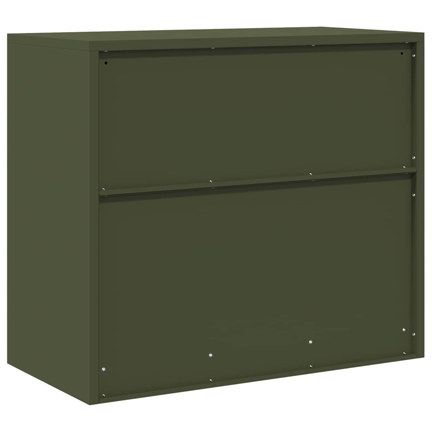 Opbergkast Olijf Groen 80 x 40 x 70 cm Koudgewalst Staal