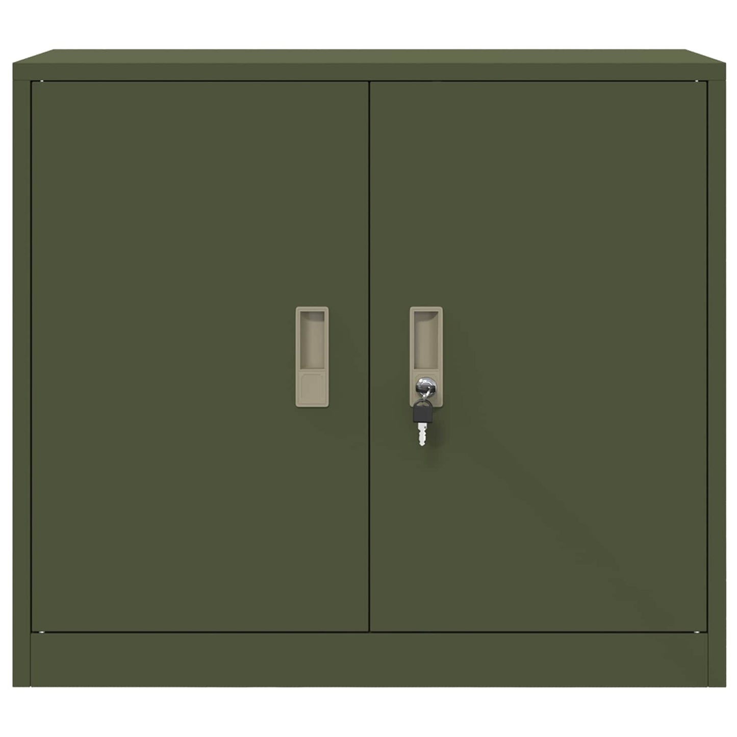 Opbergkast Olijf Groen 80 x 40 x 70 cm Koudgewalst Staal
