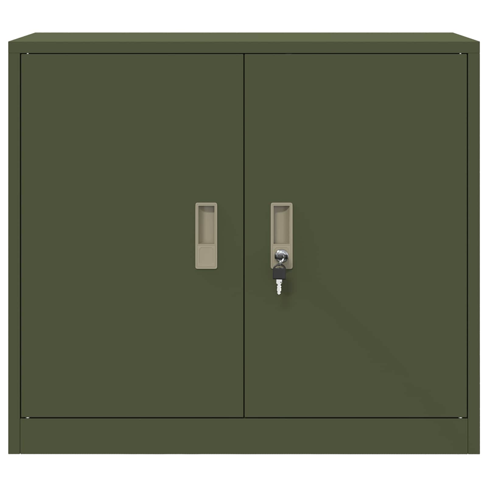 Opbergkast Olijf Groen 80 x 40 x 70 cm Koudgewalst Staal