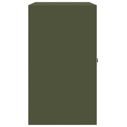 Opbergkast Olijf Groen 80 x 40 x 70 cm Koudgewalst Staal