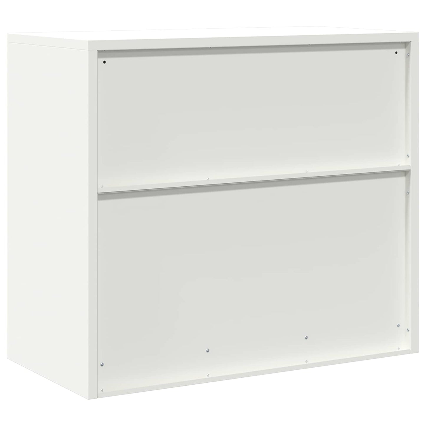 Opbergkast met opslag Wit 80 x 40 x 70 cm Koudgewalst Staal
