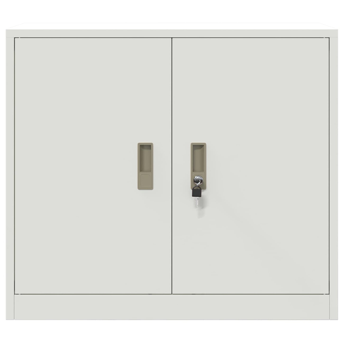 Opbergkast met opslag Wit 80 x 40 x 70 cm Koudgewalst Staal