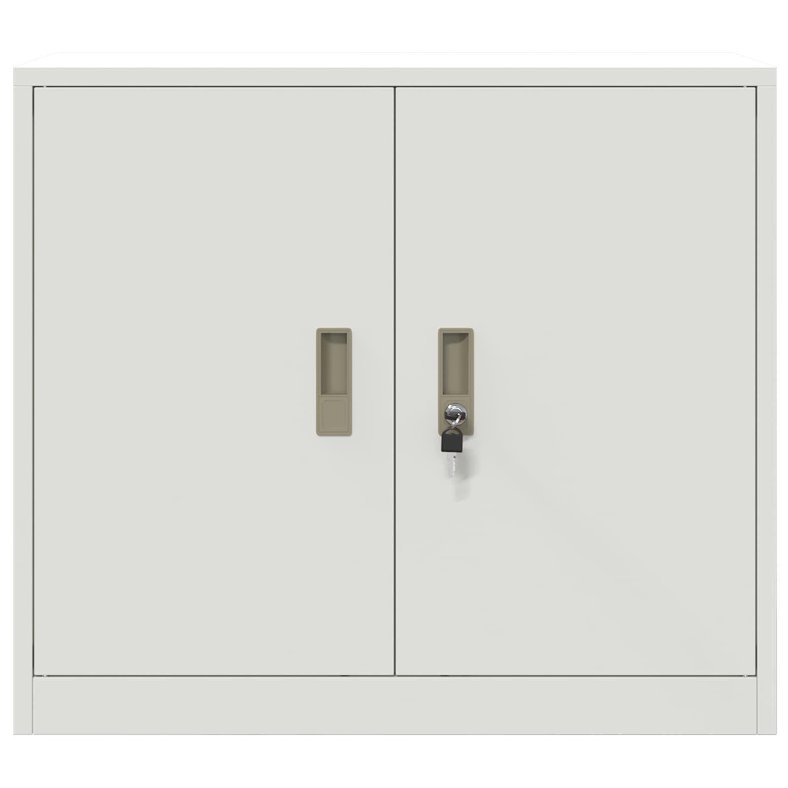 Opbergkast met opslag Wit 80 x 40 x 70 cm Koudgewalst Staal