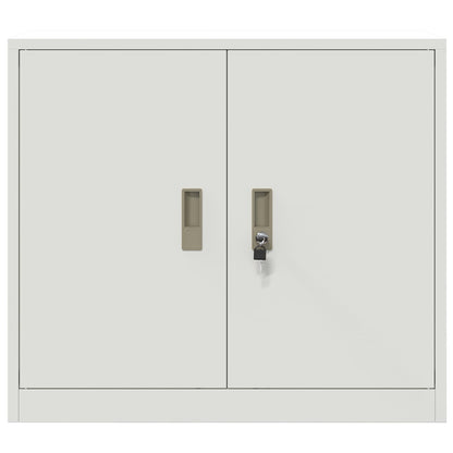 Opbergkast met opslag Wit 80 x 40 x 70 cm Koudgewalst Staal
