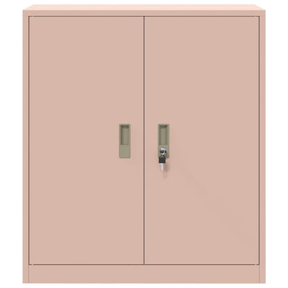 Opbergkast met opslag Roze 80 x 40 x 90 cm Koudgewalst Staal